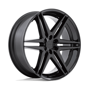 DUB S268 DIRTY DOG All Glossy Black 26x10 +25 6x139.7mm 106.1mm - Wheelwiz
