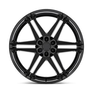 DUB S268 DIRTY DOG All Glossy Black 26x10 +25 6x139.7mm 106.1mm - Wheelwiz