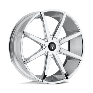 DUB S201 PUSH Chrome Plated 22x9.5 +30 6x135|6x139.7mm 87.1mm - WheelWiz