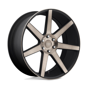 DUB S127 FUTURE Matte Black Double Dark Tint 22x9.5 +19 6x139.7mm 106.1mm - WheelWiz