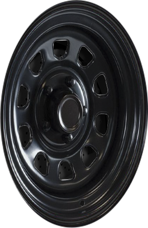 Steel Daytona Black 16x7 0 8x165.1mm 130mm