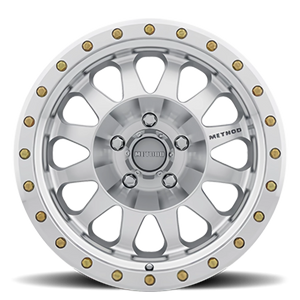 Method Race Wheels Double Standard MR304 Machined W/ Clear Coat 17x8.5 0 5x139.7mm 108mm - Wheelwiz