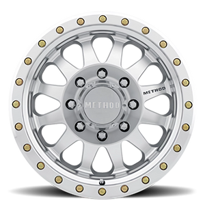 Method Race Wheels Double Standard MR304 Machined W/ Clear Coat 20x10 -18 8x170mm 130.81mm