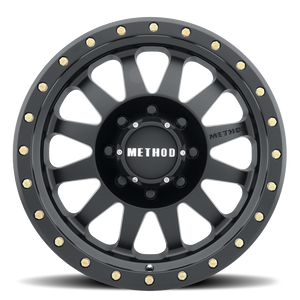 Method Race Wheels Double Standard MR304 Matte Black 16x8 0 8x165.1mm 130.81mm