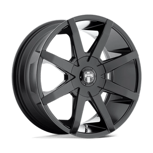 DUB S110 PUSH Gloss Black 20x8.5 +30 5x114.3|5x127mm 72.6mm - Wheelwiz