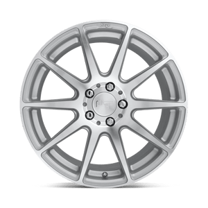 Niche M146 ESSEN Gloss Silver Machined 18x8 +42 5x112mm 66.6mm - Wheelwiz
