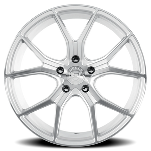 Dolce Performance Element Gloss Silver W/ Machined Face 18x8.5 +35 5x120mm 72.56mm