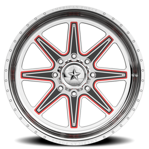 American Force 211 Evade FP Polished 20x10 -25 8x165.1mm 117mm - Wheelwiz
