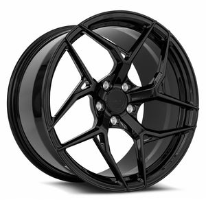 MRR Forged Forged F10 Gloss Black Left 20x11 +48 5x120mm 67.1mm - Wheelwiz