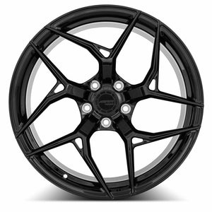 MRR Forged Forged F10 Gloss Black Left 20x11 +48 5x120mm 67.1mm - Wheelwiz