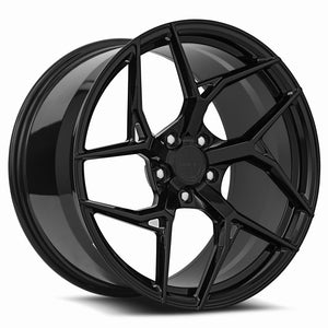 MRR Forged Forged F10 Gloss Black Right 20x11 +48 5x120mm 67.1mm - Wheelwiz