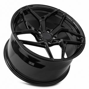 MRR Forged Forged F10 Gloss Black Right 20x11 +48 5x120mm 67.1mm - Wheelwiz