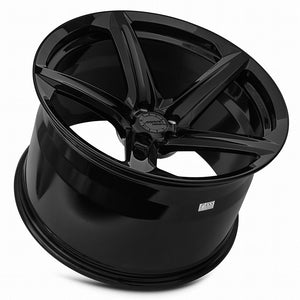 MRR Forged Forged F23 Gloss Black Left 21x13 +25 5x120mm 67.1mm - Wheelwiz