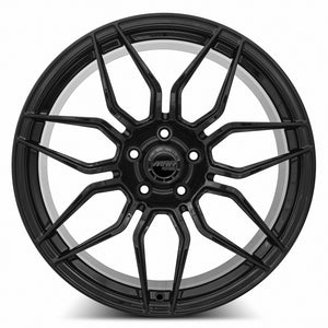 MRR Forged Forged F24 Gloss Black 20x11 +38 5x120mm 67.1mm - Wheelwiz