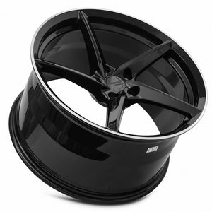 MRR Forged Forged F25 Gloss Black Right 20x11 +48 5x120mm 67.1mm - Wheelwiz