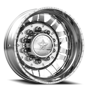American Force F93 Omen DRW Polished 24x8.25 -145 8x165.1mm 117mm - Wheelwiz