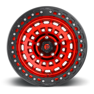 Fuel Offroad D100 ZEPHYR BEADLOCK Candy Red 17x9 -15 5x127mm 71.5mm