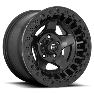 Fuel Offroad D118 WARP BEADLOCK Matte Black 17x9 -15 6x139.7mm 106.1mm
