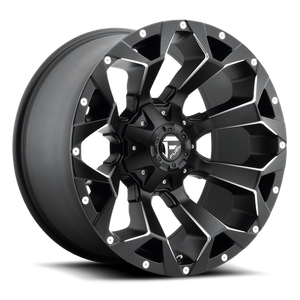 Fuel Offroad D546 ASSAULT Matte Black Milled 20x10 -18 8x165.1mm 125.1mm - Wheelwiz