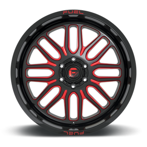 Fuel Offroad D663 IGNITE Gloss Black Red Tinted Clear 20x10 -18 6x135mm 87.1mm