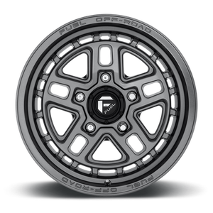 Fuel Offroad D668 NITRO Matte Gun Metal 17x9 -12 5x127mm 71.5mm