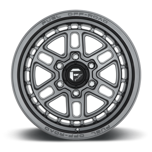 Fuel Offroad D668 NITRO Matte Gun Metal 17x9 -12 6x139.7mm 106.1mm