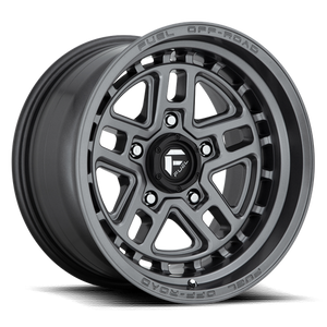 Fuel Offroad D668 NITRO Matte Gun Metal 17x9 -12 5x127mm 71.5mm
