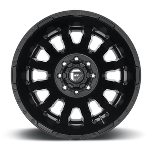 Fuel Offroad D675 BLITZ Gloss Black 20x8.25 -227 8x200mm 142mm - Wheelwiz