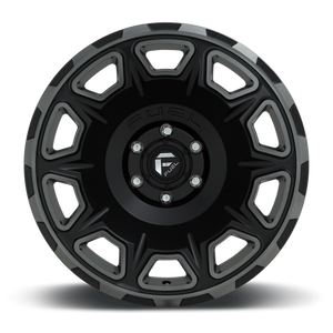 Fuel Offroad D686 VENGEANCE Matte Black Double Dark Tint 17x9 -12 6x139.7mm 106.1mm