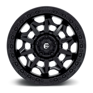 Fuel Offroad D694 COVERT Matte Black 18x9 +1 6x139.7mm 106.1mm - Wheelwiz