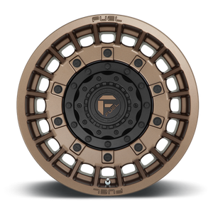 Fuel Offroad D725 MILITIA Matte Bronze & Black 17x9 +1 5x114.3|5x127mm 78.1mm