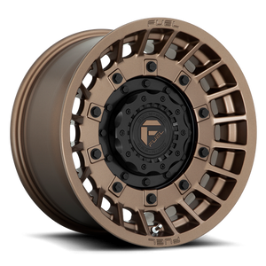 Fuel Offroad D725 MILITIA Matte Bronze & Black 17x9 +1 5x114.3|5x127mm 78.1mm
