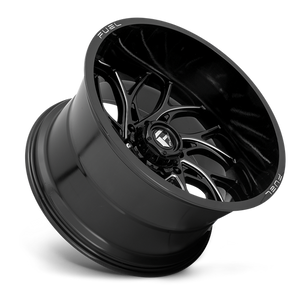 Fuel Offroad D741 RUNNER Gloss Black Milled 22x10 -18 6x135mm 87.1mm - Wheelwiz