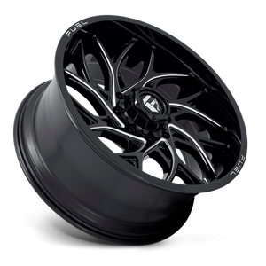 Fuel Offroad D741 RUNNER Gloss Black Milled 24x11 0 8x165.1mm 125.1mm - Wheelwiz