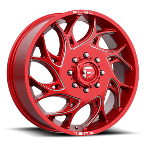 Fuel Offroad D742 RUNNER Candy Red Milled 20x8.25 +105 8x165.1mm 121.5mm