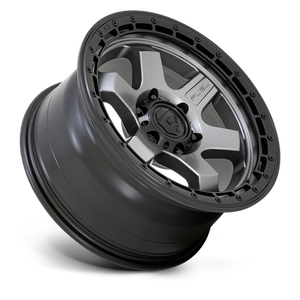 Fuel Offroad D752 BLOCK Matte Gunmetal W/ Black Ring 18x9 +20 6x135mm 87.1mm