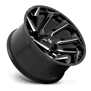 Fuel Offroad D753 REACTION Gloss Black Milled 24x12 -44 8x170mm 125.1mm