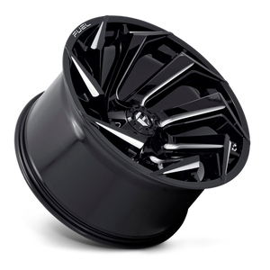 Fuel Offroad D753 REACTION Gloss Black Milled 22x12 -44 5x114.3|5x127mm 78.1mm