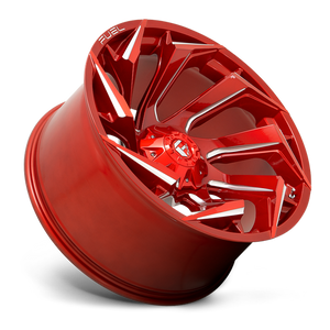 Fuel Offroad D754 REACTION Candy Red Milled 24x12 -44 8x165.1mm 125.1mm