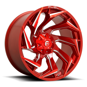 Fuel Offroad D754 REACTION Candy Red Milled 24x12 -44 8x170mm 125.1mm