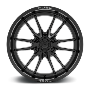Fuel Offroad D760 CLASH Gloss Black 22x10 -18 6x135mm 87.1mm