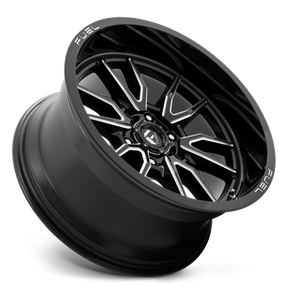 Fuel Offroad D761 CLASH Gloss Black Milled 17x9 +1 6x120mm 67.1mm