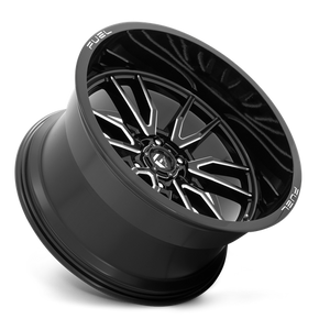 Fuel Offroad D761 CLASH Gloss Black Milled 22x12 -44 6x139.7mm 106.1mm