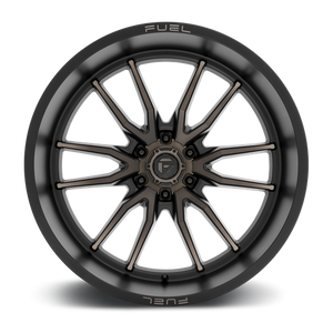 Fuel Offroad D762 CLASH Matte Black Double Dark Tint 24x12 -44 6x135mm 87.1mm