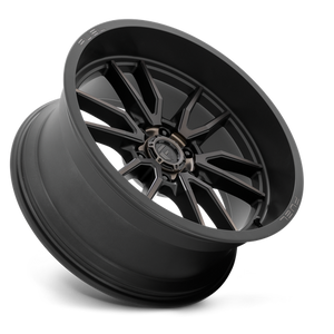 Fuel Offroad D762 CLASH Matte Black Double Dark Tint 22x10 -18 6x139.7mm 106.1mm
