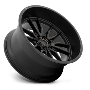 Fuel Offroad D762 CLASH Matte Black Double Dark Tint 24x12 -44 6x135mm 87.1mm