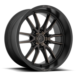 Fuel Offroad D762 CLASH Matte Black Double Dark Tint 22x10 -18 6x139.7mm 106.1mm