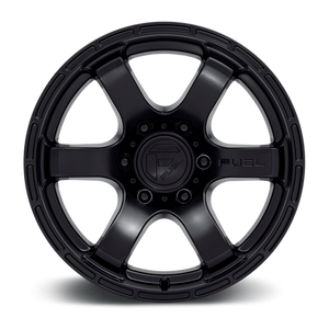 Fuel Offroad D766 RUSH Satin Black 18x9 -12 5x127mm 71.5mm - Wheelwiz