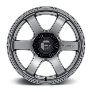 Fuel Offroad D767 RUSH Matte Gunmetal 17x9 -12 6x139.7mm 106.1mm
