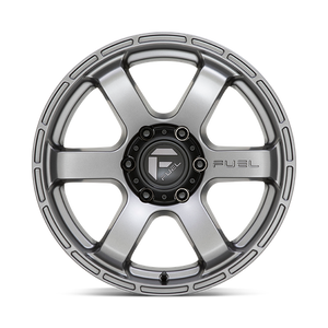 Fuel Offroad D767 RUSH Matte Gun Metal 18x9 +20 6x135mm 87.1mm - Wheelwiz